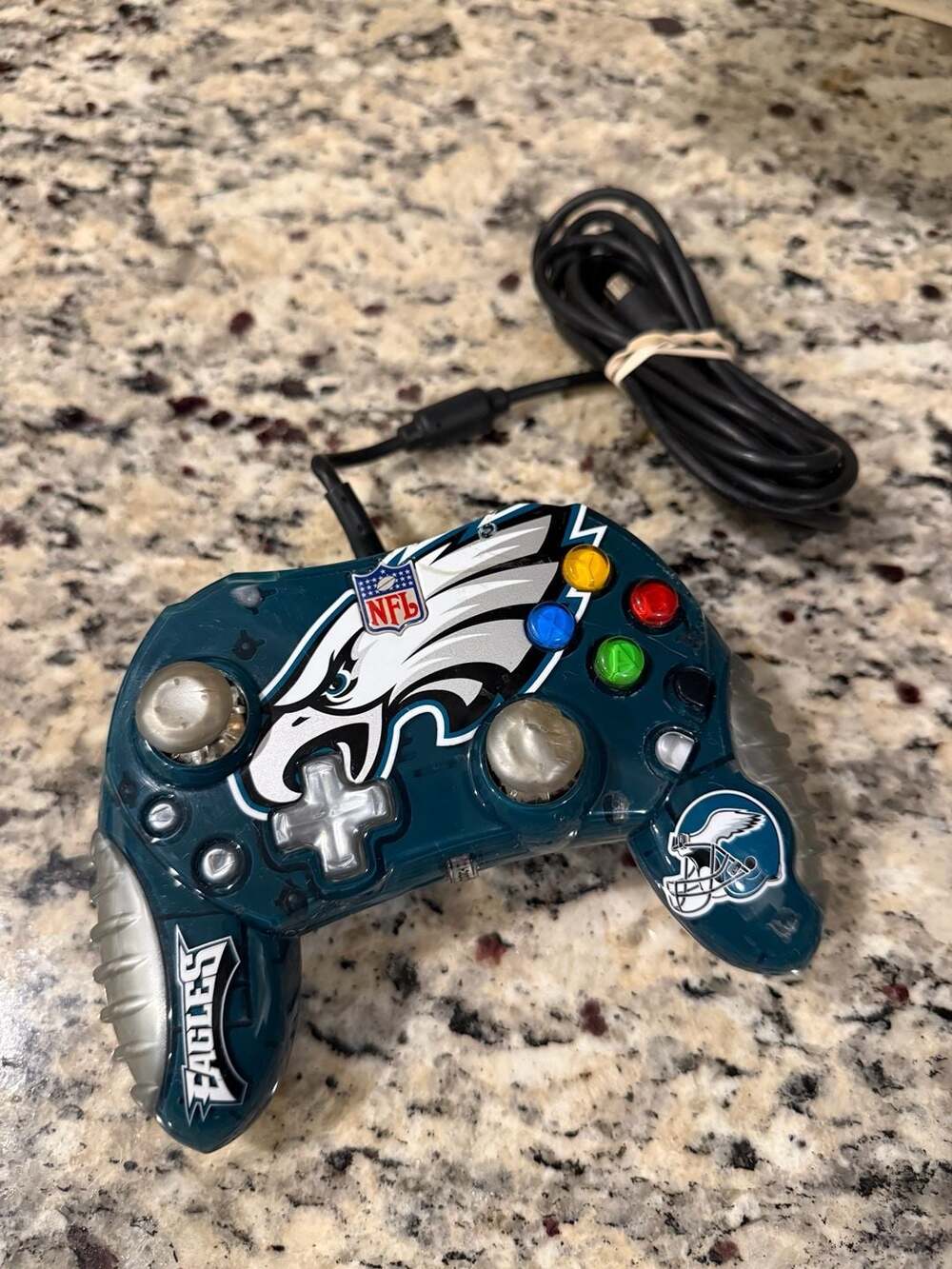 Vintage Mad Catz Philadelphia Eagles NFL Xbox Control Pad Pro Controller V1